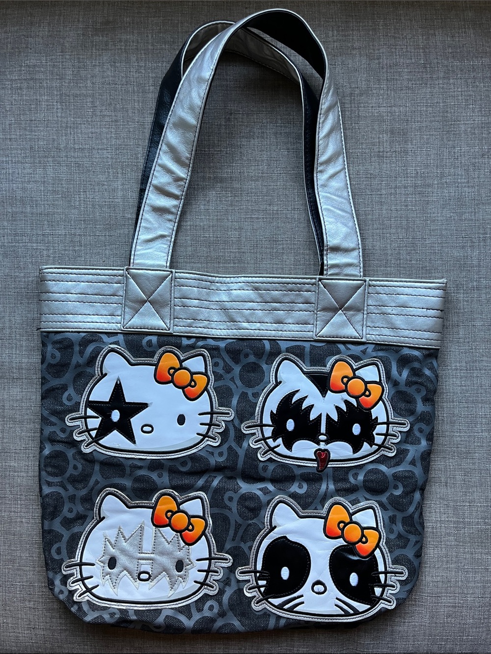 Loungefly KISS X Hello Kitty Tote Bag
